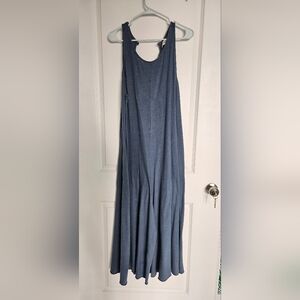 NATURAL LIFE Denim Blue Maxi Skirt